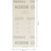 BOSCH Abrasif réticulé EXPERT M480, 93 x 186 mm, G 320, 50 pieces 2608900759