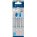 BOSCH Lame de scie sauteuse PRO Alu curve T227D, 100 mm, 2 pieces 2608668707