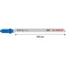 BOSCH Lame de scie sauteuse PRO Alu curve T227D, 100 mm, 2 pieces 2608668707
