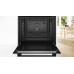 Bosch Serie 4, Four encastrable avec ajout de vapeur, 60 x 60 cm, noir, HQA574BB3