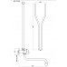 CLAGE SNO Mitigeur sur plan avec vanne combinée 4100-40110