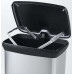 CURVER DECO BIN 50L Poubelle a pédale 39 x 29 x 73 cm argenté 02162-582