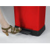 CURVER DECO BIN 50L Poubelle a pédale 39 x 29 x 73 cm rouge 02162-931