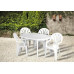 CURVER ELISE Table de jardin 137 x 90 x 73 cm, gris clair 17180054