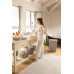 CURVER JUTE 58L Coffre a linge 43 x 34 x 60 cm, taupe 08093-382