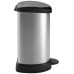 CURVER DECO BIN 15L Poubelle a pédale 30,3 x 26,8 x 44,8 cm argenté/noir 02120-582