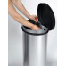 CURVER DECO BIN 40L Poubelle a pédale 30,9 x 34,9 x 69,7 cm argenté/noir 02150-582