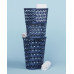 CURVER OCEANA 55L Panier a linge 42,6 × 34,5 × 60,1 cm, bleu 00520-Z99
