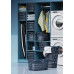 CURVER OCEANA 55L Panier a linge 42,6 × 34,5 × 60,1 cm, bleu 00520-Z99