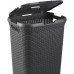 CURVER STYLE 60L Coffre a linge 44,8 x 61,5 x 34,1 cm, gris foncé 00707-308