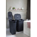 CURVER STYLE 60L Coffre a linge 44,8 x 61,5 x 34,1 cm, gris foncé 00707-308