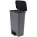 CURVER COMPATTA 50L Poubelle 49,6 x 29,4 x 62 cm gris 17210793