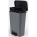 CURVER COMPATTA 23+23L Poubelle 49,6 x 29,4 x 62 cm gris 17210792