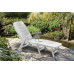 CURVER ROMA Bain de soleil, 190 x 73 x 37 cm, blanc 17180022