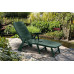 CURVER ROMA Bain de soleil, 190 x 73 x 37 cm, vert 17180022