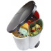 CURVER TRIO 40L Poubelle a pédale 47,8 x 39,4 x 59,2 cm noir 03942-26