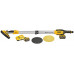 DeWALT DCE800T2 Ponceuse excentrique de plâtre sans fil (225mm/18V/2x6Ah)