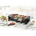 DOMO Raclette gril Pierre a griller 8 poelons, 1300W DO9186G