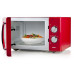 DOMO Micro-onde Comptoir, 25l, 900W, Rouge DO2925