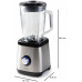 DOMO Blender de table avec bol en verre 1,5 l, 1000 W, DO1133BL