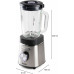 DOMO Mixeur haute vitesse sur socle 1,75l, 1400W DO740BL