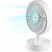 DOMO Ventilateur de table USB sur batterie avec oscillation DO8151
