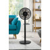 DOMO Ventilateur sur pied 2-en-1, noir DO8157