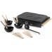 DOMO Crepiere électrique et wok – 2-en-1, 1000 W DO8719W