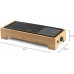 DOMO Bamboo Style Gril de table électrique Plancha (36x14cm/1000W) DO9270G