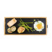 DOMO Bamboo Style Gril de table électrique Plancha (36x14cm/1000W) DO9270G
