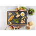 DOMO Bamboo Style Gril de table électrique Plancha (42x28cm/1800W) DO9271G