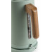 DOMO WOOD YOU Bouilloire électrique (1,7l/2200W), inox, vert DO9282WK