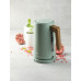 DOMO WOOD YOU Bouilloire électrique (1,7l/2200W), inox, vert DO9282WK