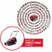 Einhell GE-CM 36/36 Li Tondeuse a gazon (36cm/36V/2x4,0Ah) 3413230