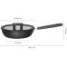 Fiskars Hard Face Sauteuse, 24cm avec couvercle 1052230