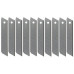 Fiskars CarbonMax Lames Cassables 18mm, Acier inoxydable, Paquet de 10, 1048066