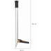 Fiskars Xact Plantoir a bulbes sur pied 1,05m 1057077