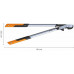 Fiskars PowerGear X LX98 Coupe-branches a crémaillere et a lame franche 80cm 1020188