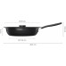 Fiskars Functional Form Sauteuse anti-adhésive 26cm, couvercle 1026575
