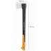 Fiskars Hache a fendre X21 + Xsharp Aiguiseur de haches et de couteaux 1019333