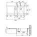 Franke Planar PPX251 , évier inox, cuve droite 009809