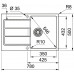 Franke SIRIUS 2 S2D 611-78 Evier tectonite, blanc artic 143.0616.275