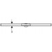 Geberit CleanLine20 Canivelle de douche, 300-900 mm 154.450.00.1