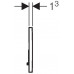 Geberit Sigma01 Plaque de déclenchement pour rinçage double touche, noir 115.770.DW.5