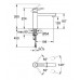 GROHE Concetto Mitigeur monocommande évier 31128DC1