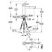 GROHE Concetto Mitigeur monocommande pour évier, DN 15 31214001