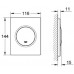 GROHE Nova Cosmopolitan Plaque de commande urinoir 38804000