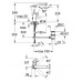 GROHE Eurocube Mitigeur monocommande 1/2" lavabo, chrome 23135000