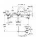 GROHE Grandera Mélangeur 3 trous 1/2" Lavabo, chrome 20417000