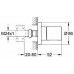 GROHE Grohtherm 3000 Cosmopolitan Façade pour robinet d'arret encastré 19470000
